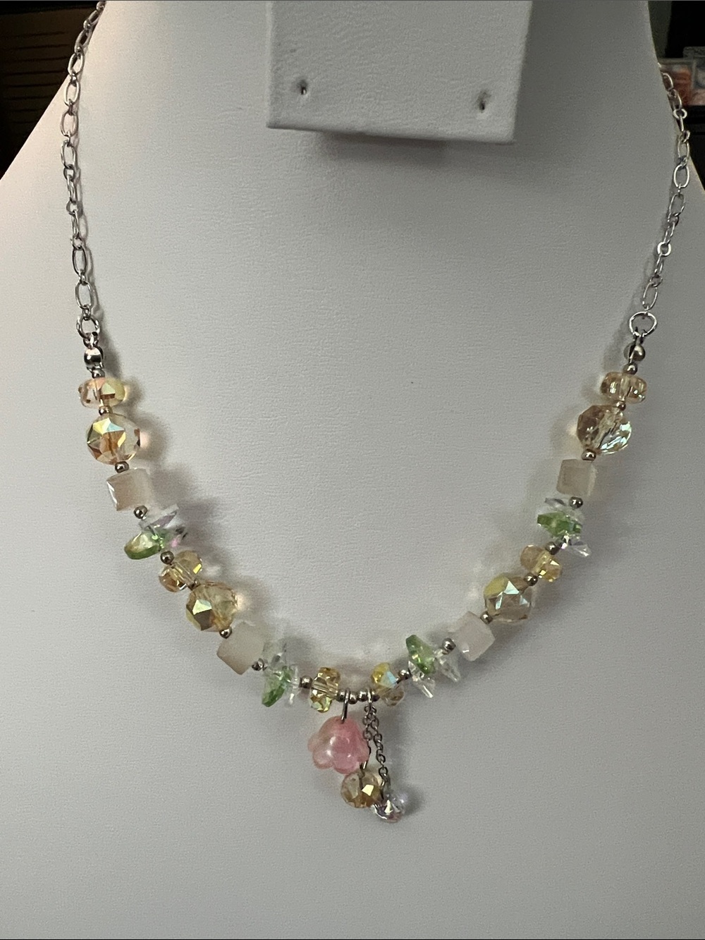 Paparazzi Multicolor Crystal Pendant Necklace - Women Jewelry